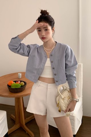 Clearance Sale] Pocket Round-neck Tweed Jacket – Seoulish Korea