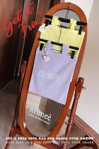 (GET IT FREE ORDER OVER RM200) MAISON DE MEE TOTE BAG