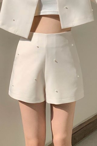 LE MIA PEARL SHORT IN MILK