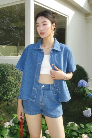 25' AMERICAN DENIM SHIRT IN BLUE