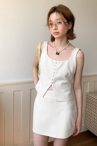 LOVE THE AIR RHINESTONES TOP IN CREAM
