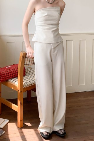 (BACKORDER XS-L) NOVA 170CM TROUSER IN CREAM