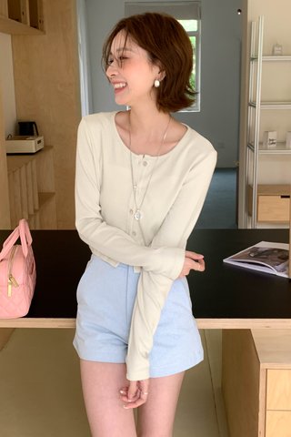 (BACKORDER S-L) MY EVERYDAY CARDIGAN IN HONEY DEW