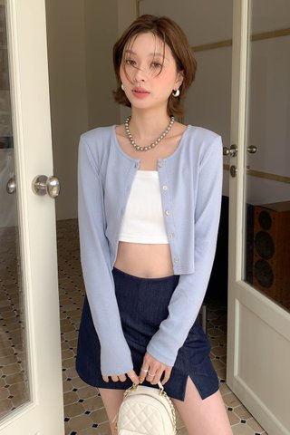 (BACKORDER S-L) MY EVERYDAY CARDIGAN IN BLUE