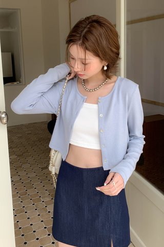 (BACKORDER S-L) MY EVERYDAY CARDIGAN IN BLUE