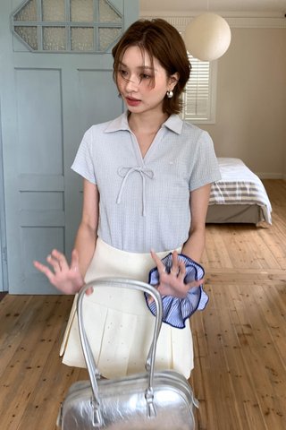(BACKORDER S) 365 WAFFLE TOP IN BLUE