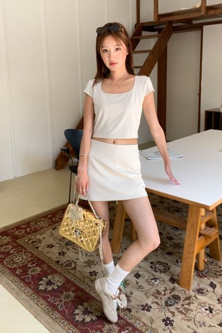 NULULU SMOOTH SKIRT IN SAGE