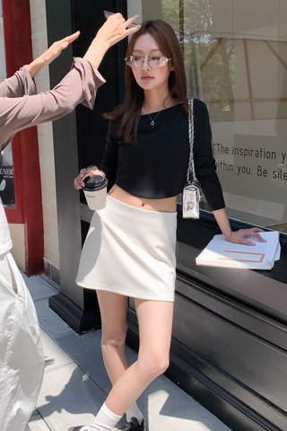 NULULU AIR TOP IN BLACK