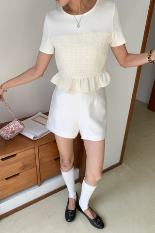 1.0 JOUE SHORT IN WHITE