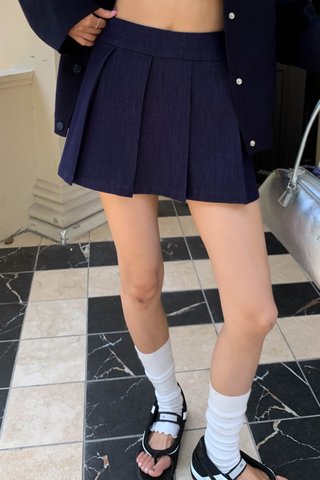 1.0 CLASSIC -5KG PLEATED SKIRT IN BLUE