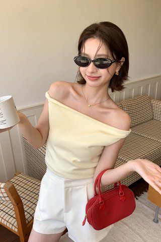 NULULU AIR 2 WAYS TOP IN YELLOW