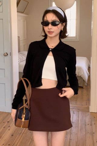 FAE EVERYDAY CARDIGAN IN BLACK