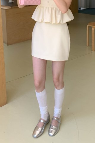 AMELIE EVERYDAY SKIRT IN BUTTER
