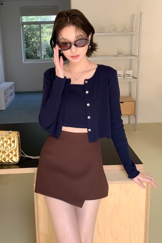 AU CARDIGAN SET IN BLUE
