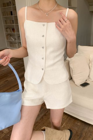 LOVE IN THE AIR TWEED TOP IN OAT