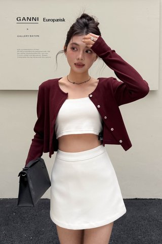 1.0 CLASSIC -5KG SKORT IN WHITE