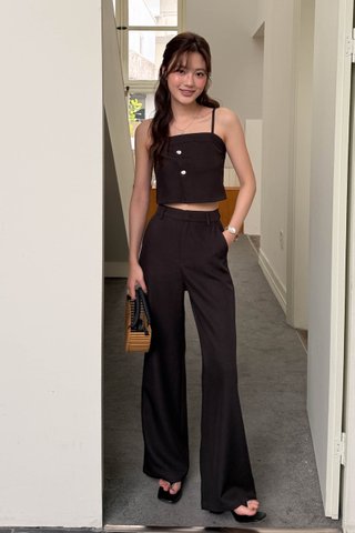 YURA 170CM TROUSER IN ESPRESSO