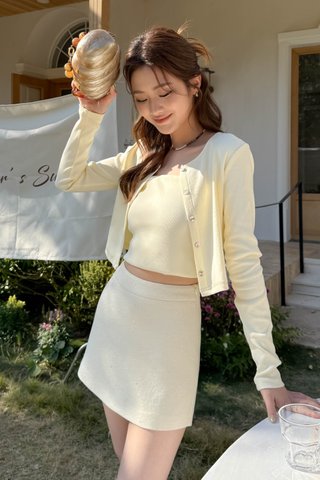 SWOON EVERYDAY CARDIGAN IN BABY YELLOW