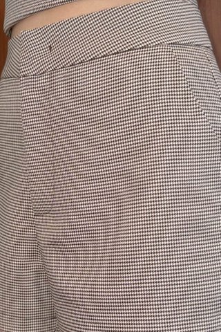 (BACKORDER XS-XL) CLASSIC HOUNDSTOOTH SHORT IN BROWN