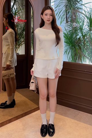 SO AIR STUDIO SWEAT SHORT IN WHITE