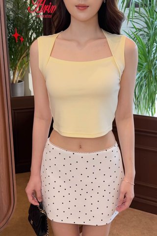 SO AIR STUDIO TANK TOP IN YELLOW